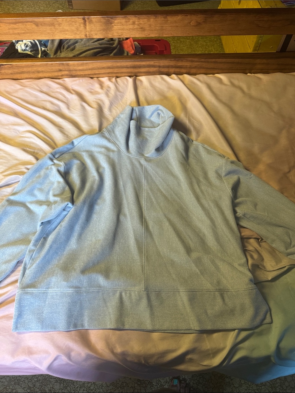 RBX Light Blue Men's Turtleneck Sweater